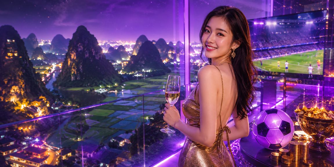 Cá cược bóng đá trực tiếp tại Ninh Bình với giao diện neon sống động